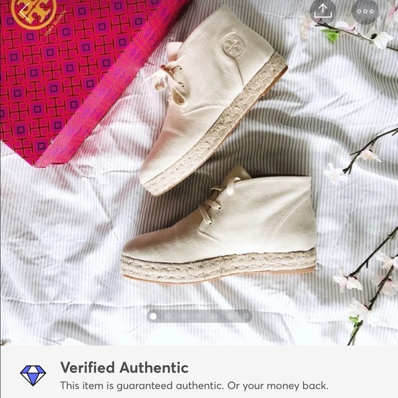Tory Burch | NIB Rios Espadrille Chukka Bootie 9.5 - Picture 1 of 7